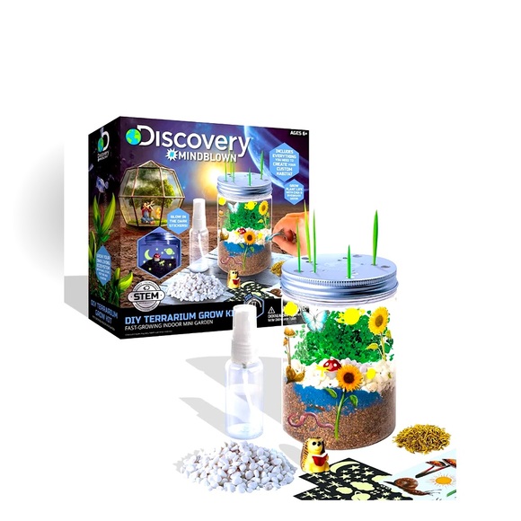 Discovery Toys Discovery Diy Terrarium Grow Kit Nib Indoor Mini